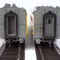 85' Milwaukee Road 48-Seat Diner - Ready to Run -- Twin Cities Hiawatha - Milwaukee Road (yellow, gray, red; Decals)