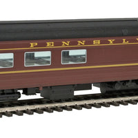 85' Budd 68-Seat Full Diner - Standard - RTR - 1960s Broadway Limited -- Pennsylvania Railroad #4610, 4614-4622 (Tuscan, black, Dulux)