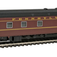 85' Budd Kitchen-Dormitory - Standard - RTR - 1960s Broadway Limited -- Pennsylvania Railroad #4611, 4615-4623 (Tuscan, black, Dulux)