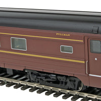1960s Broadway Limited 85' Budd 21-Roomette Sleeper Deluxe 1 - RTR -- Pennsylvania Railroad Mansfield Inn (tuscan, black, dulux)