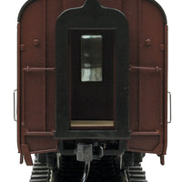 1960s Broadway Limited 85' Budd 21-Roomette Sleeper Deluxe 2 - RTR -- Pennsylvania Railroad Logansport Inn (tuscan, black, dulux)