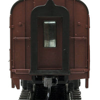 1960s Broadway Limited 85' Budd 21-Roomette Sleeper Deluxe 2 - RTR -- Pennsylvania Railroad Logansport Inn (tuscan, black, dulux)