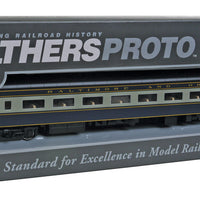 85' P-S City Series 56-Seat Coach - Standard - Ready To Run - Capitol Ltd -- Baltimore & Ohio (blue, gray, yellow)