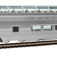 85' Budd Big Dome Bar Lounge - Ready to Run - Standard - 1954 El Capitan -- Santa Fe #506-513 (real metal finish)