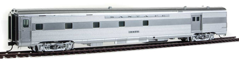 85' Pullman-Standard Baggage-Dormitory - RTR - Deluxe Set 1 - 1954 El Capitan -- Santa Fe #3479 w/SoundTraxx(R) Tsunami(R) Soundcar (real metal finish)-1