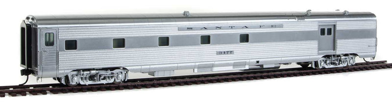 85' Pullman-Standard Baggage-Dormitory - RTR - Deluxe Set 2 - 1954 El Capitan -- Santa Fe #3477 w/SoundTraxx(R) Tsunami(R) Soundcar(TM) (real metal finish)-1