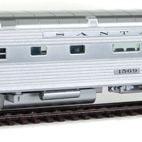 85' P-S 13-Seat Lunch Counter 20-Seat Diner 1954 El Capitan Deluxe 2 - RTR -- Santa Fe #1569 w/SoundTraxx(R) Tsunami(R) Soundcar (real metal finish)