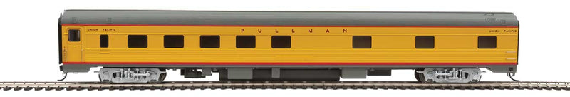 85' Budd Pacific Series 10-6 Sleeper - Ready to Run -- Union Pacific(R) City of Los Angeles (Armour Yellow, gray, red; Decals)-1