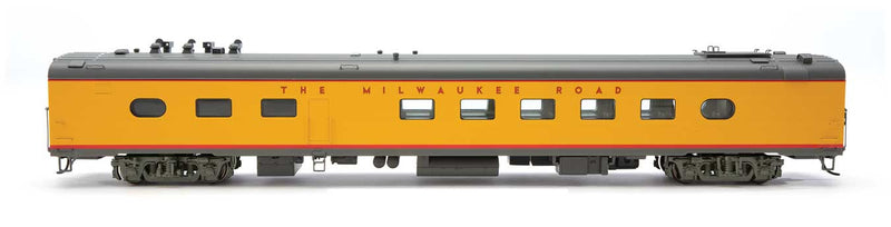 85' Milwaukee Road Diner-Lounge - City of San Francisco -- Milwaukee Road - Standard w/Decals (yellow, gray, red)
