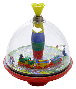Bolz Electronic Tops w/Batteries 7-5/8" 19cm -- Train