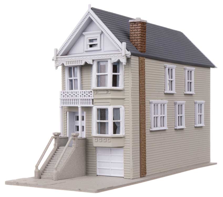 Kavanaugh House Victorian House -- Kit - 1-11/16 x 4-3/16 x 2-11/16" 4.29 x 10.64 x 6.83cm