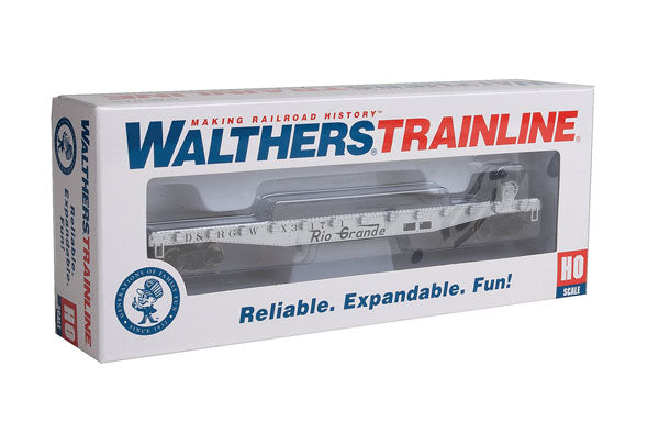 Flatcar - Ready to Run -- Denver & Rio Grande Western(TM)-3