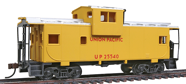 Trainline(R) Wide Vision Caboose - Ready to Run -- UP (yellow)