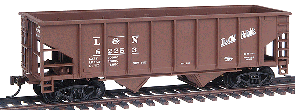 Trainline(R) 34' PS-3 Coal Hopper - Ready to Run -- Louisville & Nashville