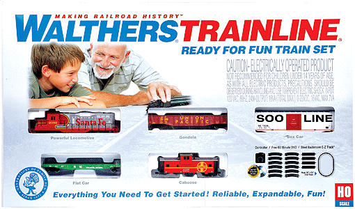 Ready-for-Fun Train Set -- Santa Fe-1