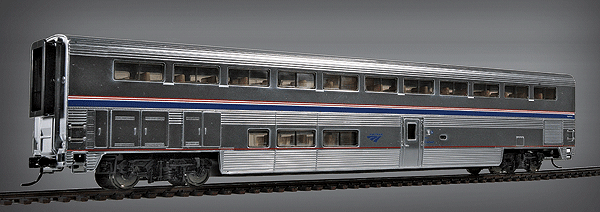 Revised Streamlined Superliner(R) I w/Plated Finish Assembled -- Coach Amtrak(R) Phase IVb