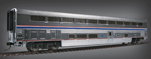 Revised Streamlined Superliner(R) I w/Plated Finish Assembled -- Sleeper Amtrak(R) Phase IVb