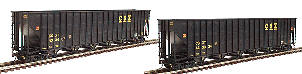 Greenville 7,000 Cubic Foot Wood Chip Hopper Limited-Run 2-Pack - Assembled -- CSX