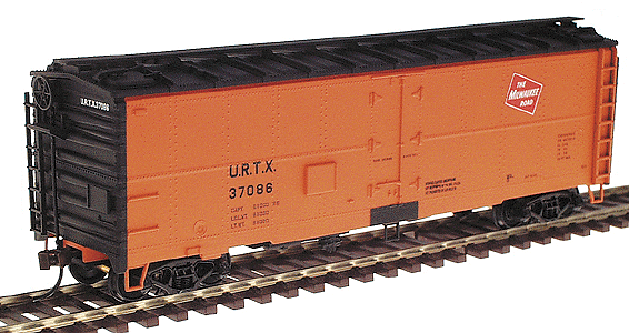 40' General American Meat Reefer- Ready to Run -- Milwaukee Road URTX #37086