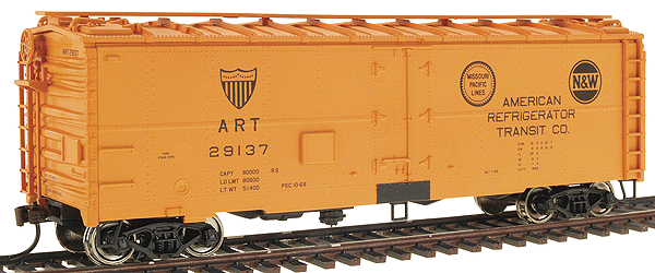 Gold Line(TM) General American 40' Meat Reefer Ready-to-Run -- American Refrigerator Transit(TM) - MP(TM)- N&W