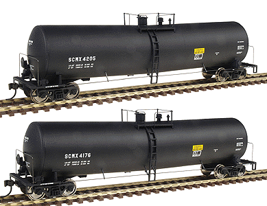 Gold Line(TM) 23,000 Gallon Funnel-Flow Tank Car; Limited-Run 2-Packs - RTR -- Shell Oil Co (SCMX)