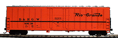 50' North American Exterior Post Insulated Boxcar - Ready to Run -- Denver & Rio Grande Western