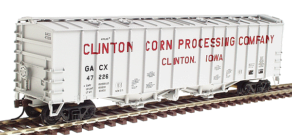 50' Airslide(R) Covered Hopper - Ready-To-Run -- Clinton Corn Processing