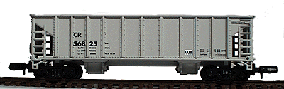 Ballast Hopper 3-Pack - Assembled -- Conrail