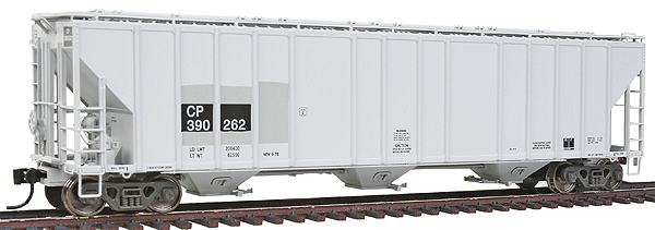 Platinum Line(TM) Evans 4780 Cubic Foot 3-Bay Covered Hopper - Ready to Run -- Canadian Pacific #390262