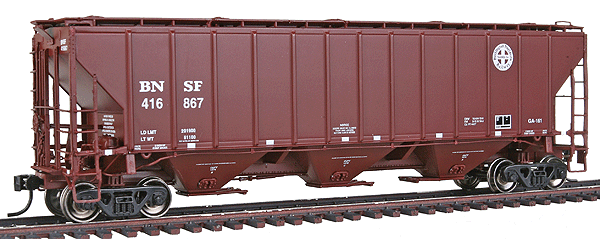 PS2-CD 4427 High-Side Covered Hopper - Ready to Run - Platinum Line(TM) -- Burlington Northern Santa Fe #416867 (Circle/Cross Logo)