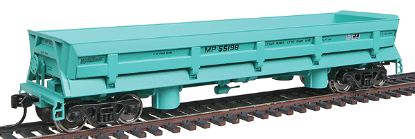 Difco(R) Dump Car - Ready to Run - Gold Line(TM) -- Missouri Pacific(TM)/Union Pacific(R) #55198 (UP MOW Green w/UP Shield)