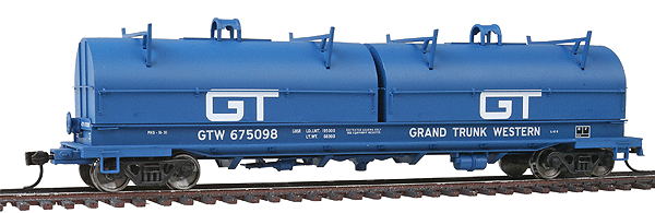 50' Evans Coil Car - Ready to Run - Platinum Line(TM) -- Grand Trunk Western #675098 (blue)