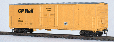 FGE Style 50' RBL Insulated Boxcar - Kit -- Canadian Pacific (yellow)