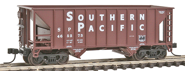 Greenville 100-Ton 2-Bay Hopper - Ready to Run -- Southern Pacific(TM) #465273