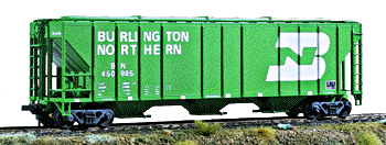 Pullman-Standard PS2 Center Discharge Covered Hopper - Kit -- Burlington Northern (green)