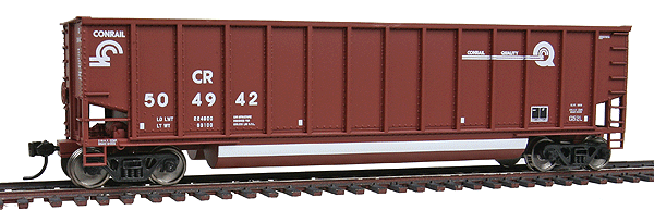 Bethgon Coalporter Gondola 6-Pack - Ready to Run -- Conrail #504590, 504599, 504783, 504848, 540942, 504913 (brown, Quality Logo