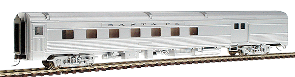 Budd Baggage Dormitory Car - Assembled -- Santa Fe