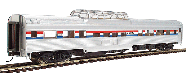 Budd Dome Coach - Assembled -- Amtrak(R) Phase III
