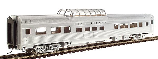 Budd Dome Coach - Assembled -- Rock Island