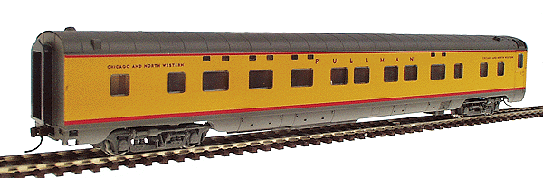 Pullman-Standard Streamlined 4-4-2 Sleeper - Assembled -- Chicago & North Western(TM) (Cities Scheme)