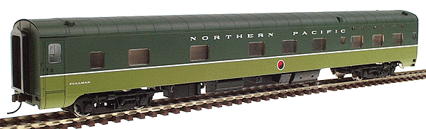 Pullman-Standard Streamlined 6-6-4 Sleeper - Assembled -- Northern Pacific
