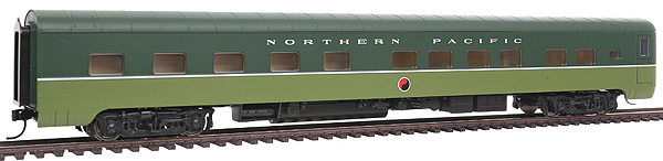Streamlined Pullman-Standard 10-6 Sleeper (Plan #4140) Ready to Run -- Northern Pacific