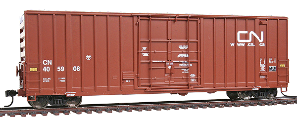 50' Gunderson High-Cube Paper Service Boxcar - Ready to Run - Platinum Line(TM -- Canadian National #405908 (CN Website Logo)