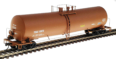 23,000 Gallon Funnel-Flow Tank Car Ready-to-Run Single Car -- TGOX (BLT DATE: NEW 5/82)