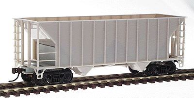Greenville 100-Ton 2-Bay Hopper - Ready to Run -- Undecorated