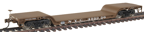 Gold Line(TM) 4-Axle, 90-Ton GSC Depressed-Center Flatcar Ready to Run -- New York Central