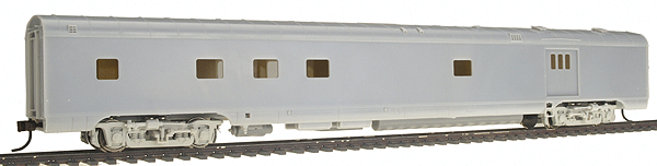 ACF Streamlined Baggage-Dormitory Car -- Undecorated