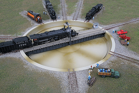 Motorized 130' Turntable w/DCC - Built-ups -- Assembled