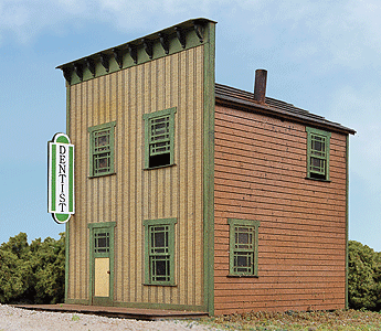 Cornerstone Series(R) Lasercut Boomtown USA Kit -- Trades Office 3-1/2 x 2-1/2 x 3" 8.8 x 6.3 x 7.6cm