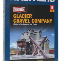 Walthers 2024 National Model Railroad Build-Off - N Kitbashing -- Glacier Gravel Company Kit - 5-5/8 x 6-5/8 x 6-1/8" 14.3 x 16.8 x 15.6cm